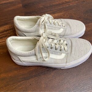 Vans Old Skool Jersey Knit Grey Speckled Sneakers